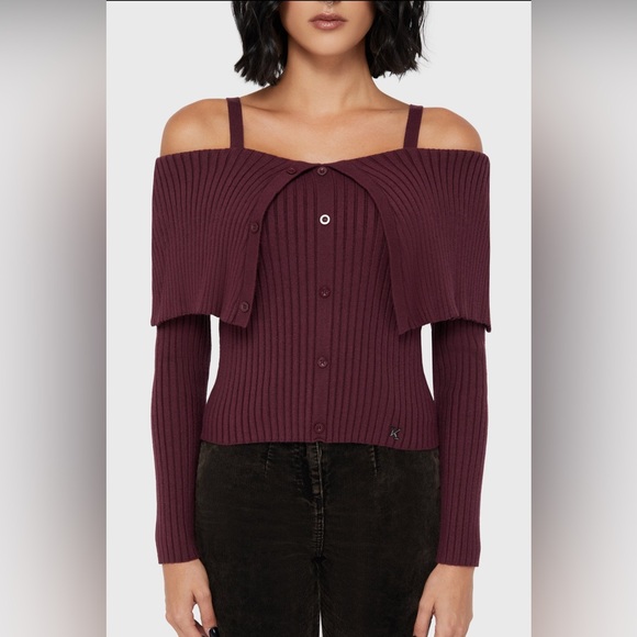 Killstar Sweaters - KILLSTAR | Dusk Empress Knit Top